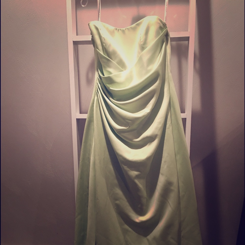 Beautiful Long Shimmer Dress. Strapless